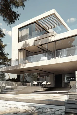 Image of modern houses