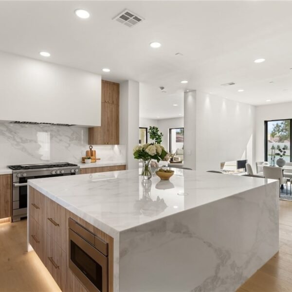 dining and kitchen area