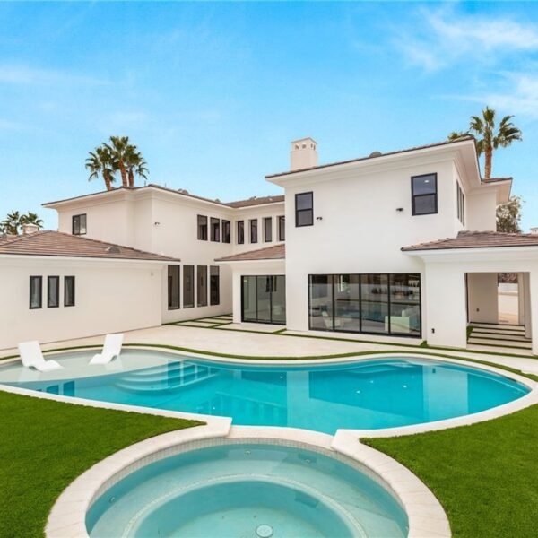 image of elegant style house with swimming