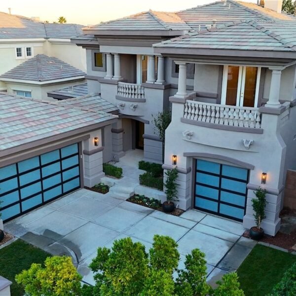 image of top view of house