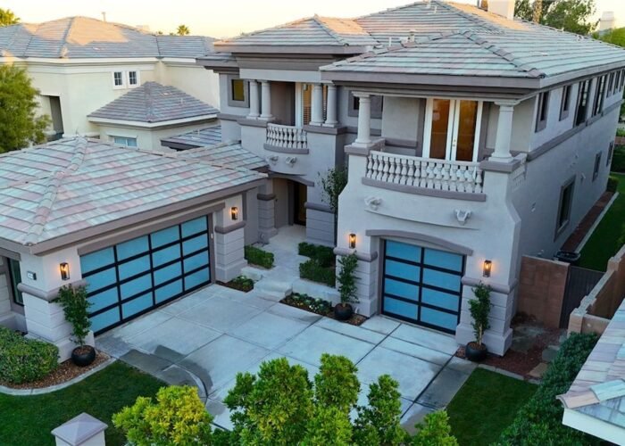 image of top view of house