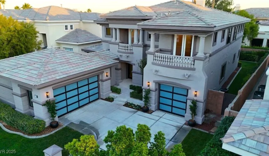 image of top view of house